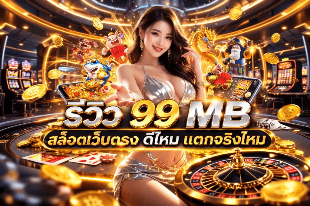 รีวิว 99 MB สล็อตเว็บตรง ดีไหม แตกจริงไหม